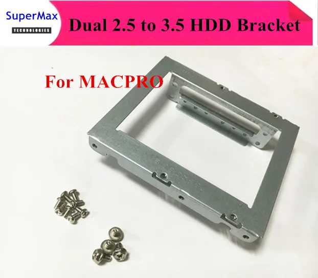 DEBROGLIE Dual 2.5"HDD SSD Hard Drive to 3.5"Converter Tray Caddy Carrier Bracket with screws for MACPRO
DEBROGLIE Dual 2.5"HDD SSD Hard Drive to 3.5"Converter Tray Caddy Carrier Bracket with screws for MACPRO