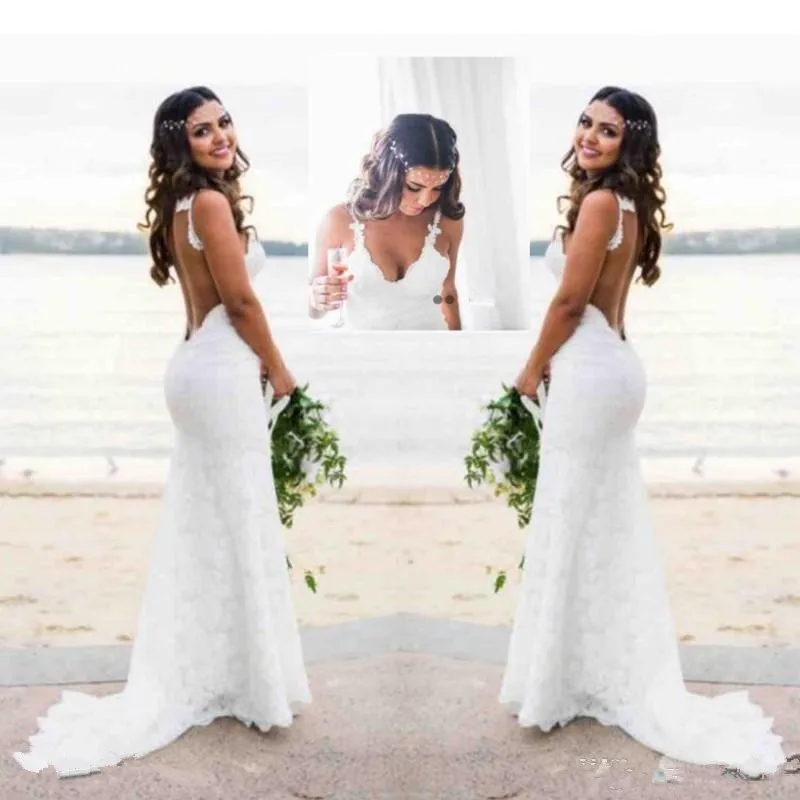 Sexy Lace Wedding Dresses Country vestido de noiva Deep V Neck Backless Wedding Dress Hoho Cheap Handmade Mermaid Bridal Gown
Sexy Lace Wedding Dresses Country vestido de noiva Deep V Neck Backless Wedding Dress Hoho Cheap Handmade Mermaid Bridal Gown
