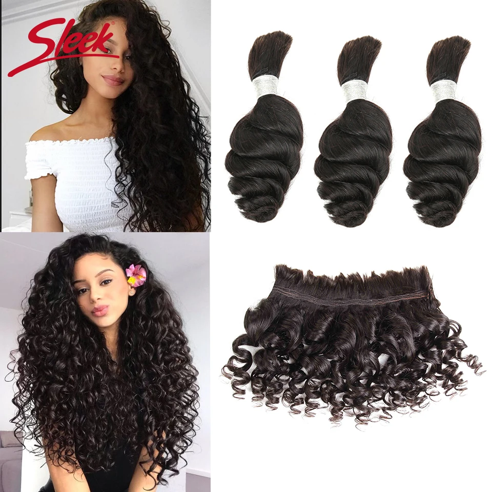 Sleek Remy Human Hair Malaysian Loose Wave Bundles Hair For Braiding In Natural Color 8 To 30 Inches Braids No Weft Hair Bulk
Sleek Remy Human Hair Malaysian Loose Wave Bundles Hair For Braiding In Natural Color 8 To 30 Inches Braids No Weft Hair Bulk