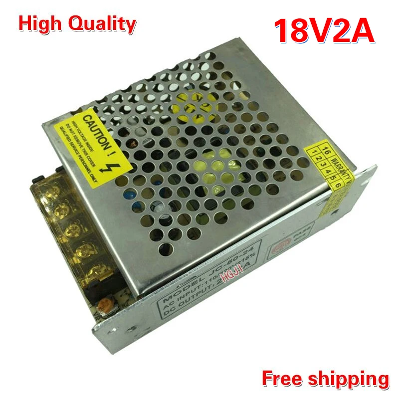 free shipping interphone switching power supply 18V2A 36W DC18V LED Switching Power Supply
free shipping interphone switching power supply 18V2A 36W DC18V LED Switching Power Supply