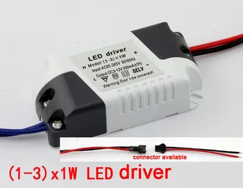 5X high PFC (1-3) *1W constant current led driver input voltage AC85-265V output voltage 3-12V 300mA express free shipping
5X high PFC (1-3) *1W constant current led driver input voltage AC85-265V output voltage 3-12V 300mA express free shipping
