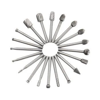 20pcs/Set HSS Titanium Routing Rotary Milling Rotary File Cutter Wood Carving Knife Cutter Tools Accessories Woodworking Cut B2
20pcs/Set HSS Titanium Routing Rotary Milling Rotary File Cutter Wood Carving Knife Cutter Tools Accessories Woodworking Cut B2