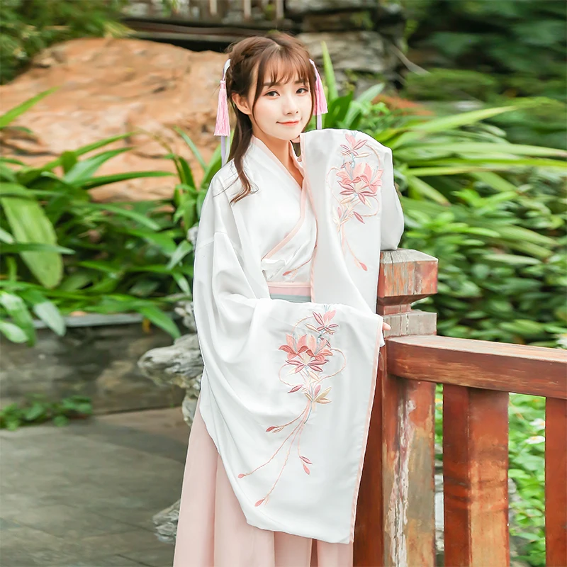 Hanfu Dress Chinese Traditional Ancient Costumes Tang Dynasty Fairy Princess Dancewear Classical Embroidery Hanfu Clothes
Hanfu Dress Chinese Traditional Ancient Costumes Tang Dynasty Fairy Princess Dancewear Classical Embroidery Hanfu Clothes