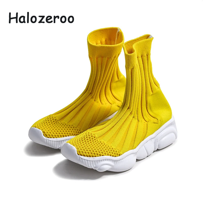 2019 Autumn Kids Sock Sneakers Baby Girls Slip On Casual Sneakers Children High Sport Sneakers Boys Black School Shoes Trainer
2019 Autumn Kids Sock Sneakers Baby Girls Slip On Casual Sneakers Children High Sport Sneakers Boys Black School Shoes Trainer