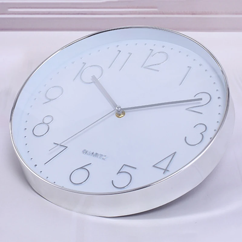 Modern Wall Clock,12 Inch Large Decorative Universal Silent Indoor Quartz Round Wall Clock Non-ticking for Living Room Office
Modern Wall Clock,12 Inch Large Decorative Universal Silent Indoor Quartz Round Wall Clock Non-ticking for Living Room Office
