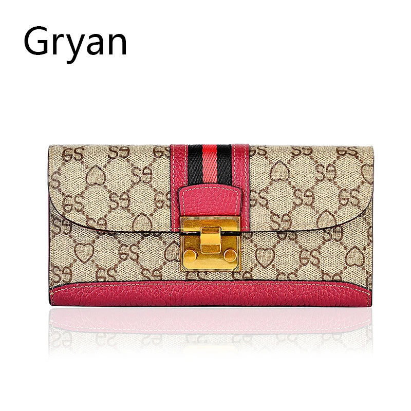 Women Genuine leather Head layer cowhide Wallet Female Hot new European American brand Holder long Letters Stitch spot Purse 276
Women Genuine leather Head layer cowhide Wallet Female Hot new European American brand Holder long Letters Stitch spot Purse 276