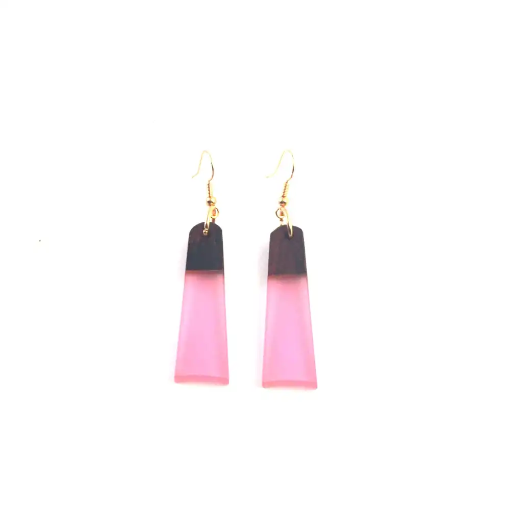 wood resin earrings, wedding gifts for womens birthday parties