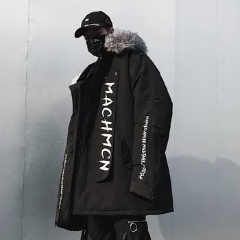 Fashion Hip Hop Warm woolen collar Hooded windbreaker Clothes Winter jacket Men parka Male Long Trench Coat US Size
Fashion Hip Hop Warm woolen collar Hooded windbreaker Clothes Winter jacket Men parka Male Long Trench Coat US Size
