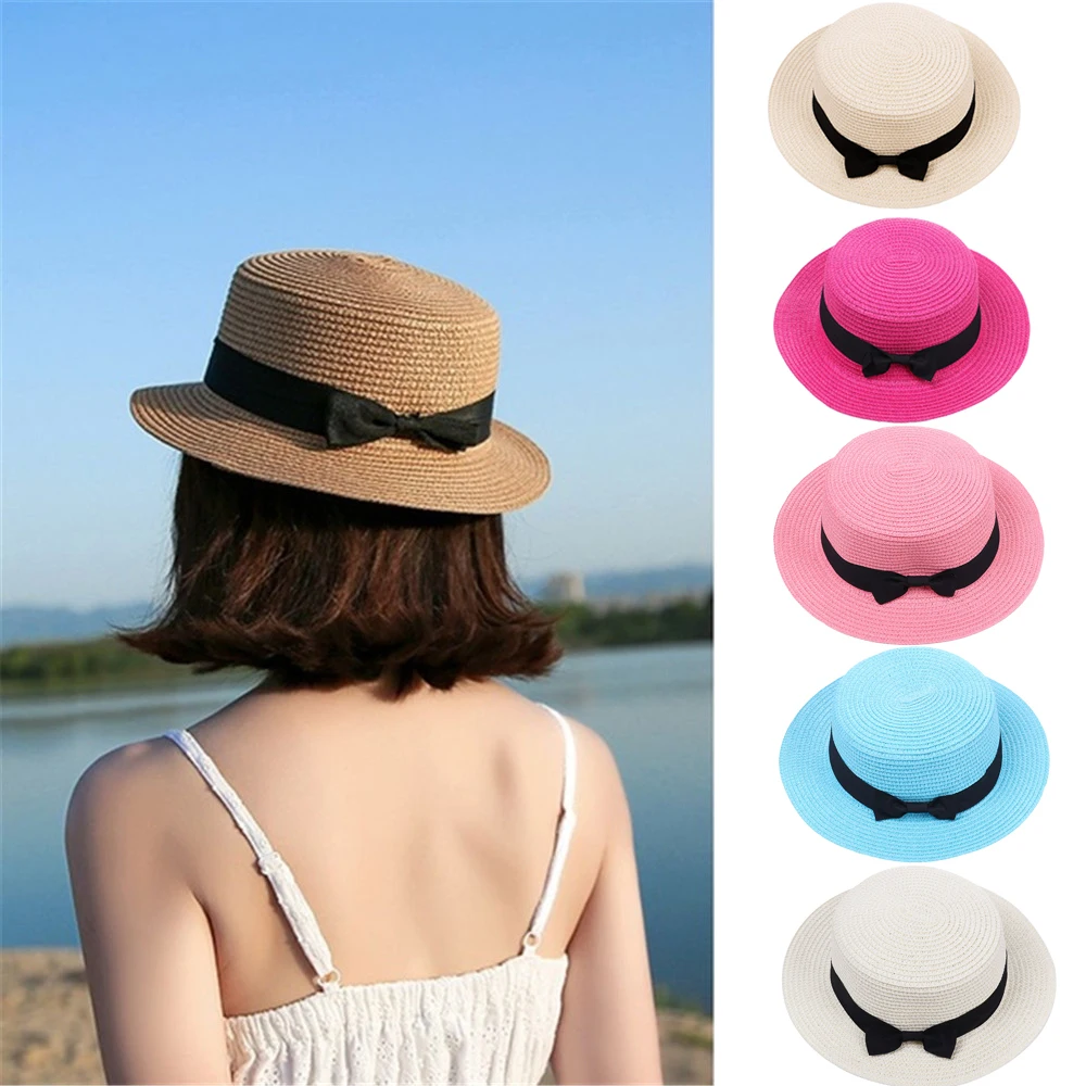2019 Women Summer Hat Beach Straw Hat Panama Ladies Cap Fashionable Handmade Casual Flat Brim Bowknot Sun Hats for Women
2019 Women Summer Hat Beach Straw Hat Panama Ladies Cap Fashionable Handmade Casual Flat Brim Bowknot Sun Hats for Women