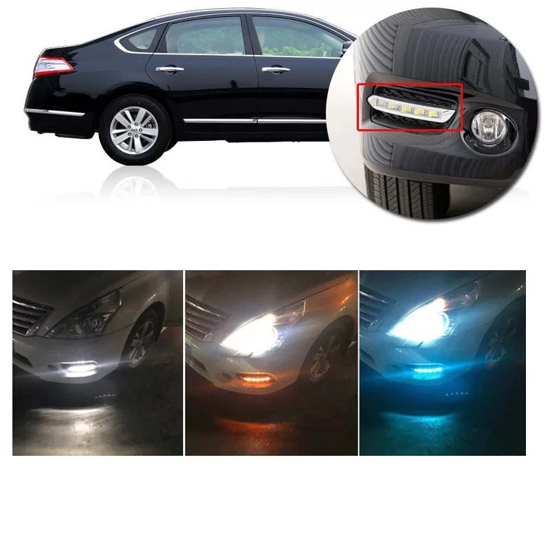 CAPQX Car Flashing DRL (4 style for you choose)For Nissan Teana Altima 2010 2011 2012 Front LED Running light Driving lamp
CAPQX Car Flashing DRL (4 style for you choose)For Nissan Teana Altima 2010 2011 2012 Front LED Running light Driving lamp