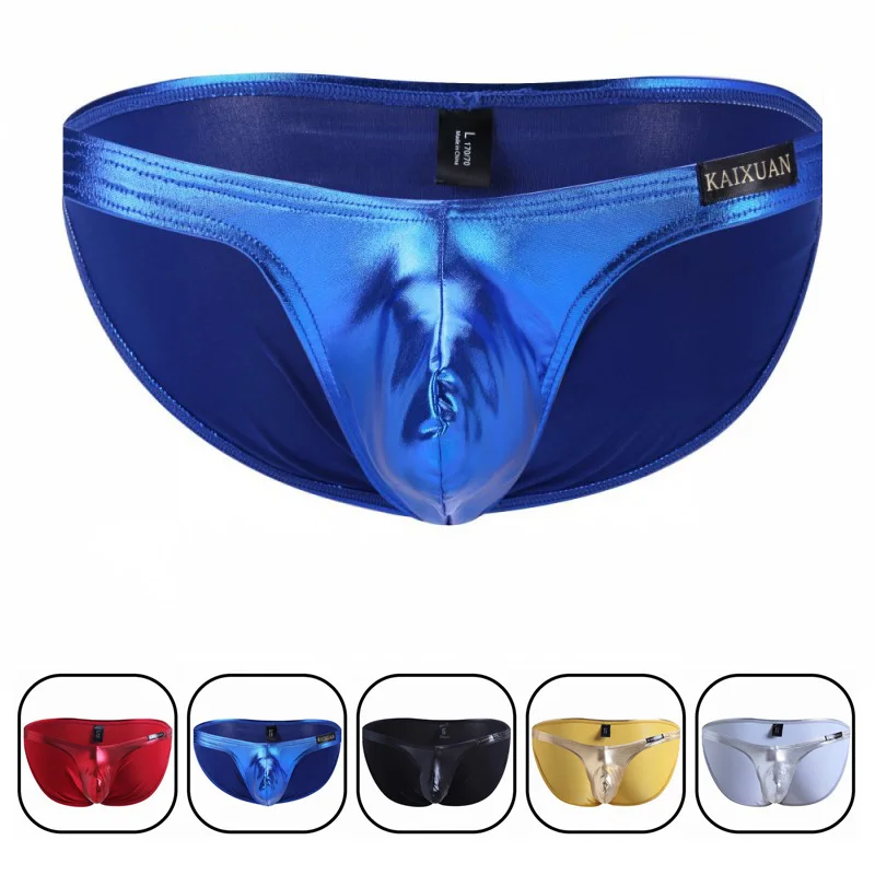 Hot Selling Men Underwear Patent Leather Nightclub Show Sexy Gay Underwear Men's Briefs U Convex Pouch Hombre Briefs
Hot Selling Men Underwear Patent Leather Nightclub Show Sexy Gay Underwear Men's Briefs U Convex Pouch Hombre Briefs