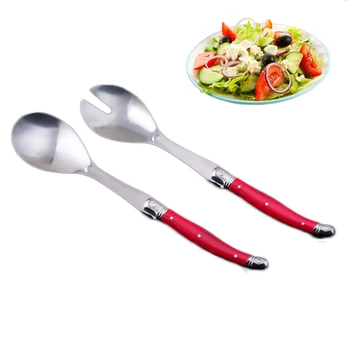 304 Stainless Steel Salad Spoons Set Red Handle Scoops High Class Wooden Box Spoons Fruit And Cake Dinnerware Set 2pcs/set
304 Stainless Steel Salad Spoons Set Red Handle Scoops High Class Wooden Box Spoons Fruit And Cake Dinnerware Set 2pcs/set