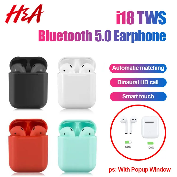 H&A TWS i10 Max Wireless Bluetooth Earphone Stereo Earbud Headset For iPhone For Samsung Smart Phone Headset With Charging box
H&A TWS i10 Max Wireless Bluetooth Earphone Stereo Earbud Headset For iPhone For Samsung Smart Phone Headset With Charging box