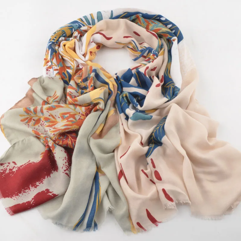 Za 2018,leaves printing scarf,Rayon cotton scarf in high quality,Shawls and scarves,british style,cape,wraps,bohemian,bandana
Za 2018,leaves printing scarf,Rayon cotton scarf in high quality,Shawls and scarves,british style,cape,wraps,bohemian,bandana