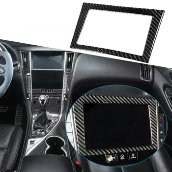 Carbon Fiber Car Navigation Screen Frame Trim Cover Fit for Infiniti Q50/Q60 2013-2019 car accessories interior
Carbon Fiber Car Navigation Screen Frame Trim Cover Fit for Infiniti Q50/Q60 2013-2019 car accessories interior