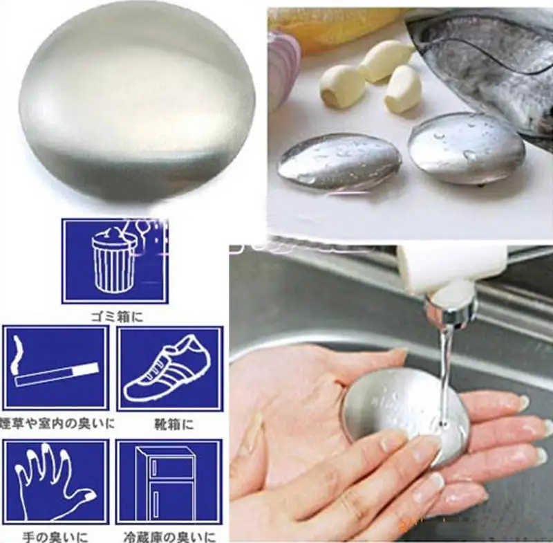 Kitchen Beseitigung Practical Soap Kitchen Tools Steel Eliminating Odor Edelstahl-Seife Smell Stainless Hot Bar
Kitchen Beseitigung Practical Soap Kitchen Tools Steel Eliminating Odor Edelstahl-Seife Smell Stainless Hot Bar