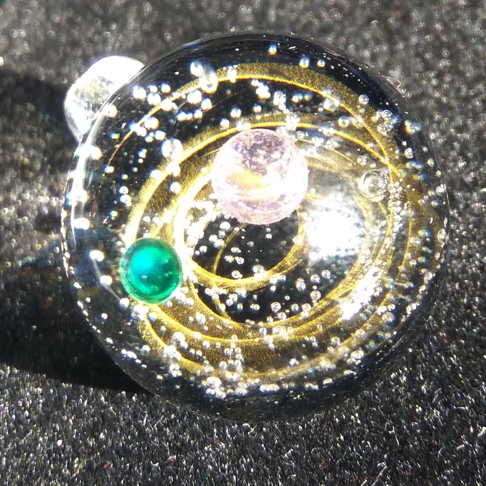 Lamp work beads 1PCS Dia 23MM Round Fantastic Starry Milky Way shape Hand made glass Pendant DIY Jewelry making XK03
Lamp work beads 1PCS Dia 23MM Round Fantastic Starry Milky Way shape Hand made glass Pendant DIY Jewelry making XK03
