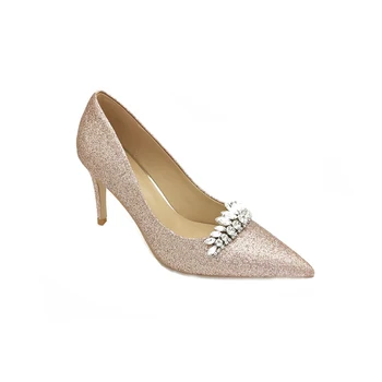 2019 high quality sheepskin shoes woman glitter pumps wedding high heels bride shoes women rhinestone thin heels stiletto
2019 high quality sheepskin shoes woman glitter pumps wedding high heels bride shoes women rhinestone thin heels stiletto