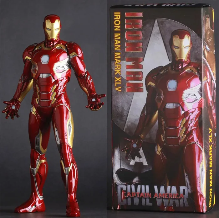 12" 30CM Crazy Toys The Avengers Captain America Civil War Iron Man Mark XLV MK 45 PVC Action Figure Collectible Model Toy 15A
12" 30CM Crazy Toys The Avengers Captain America Civil War Iron Man Mark XLV MK 45 PVC Action Figure Collectible Model Toy 15A