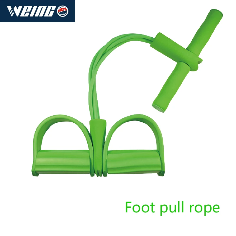 

Fitness equipment, pull rope sitting pull rope, latex pedal exercise, people sitting, do yoga practice, sit on both feet press