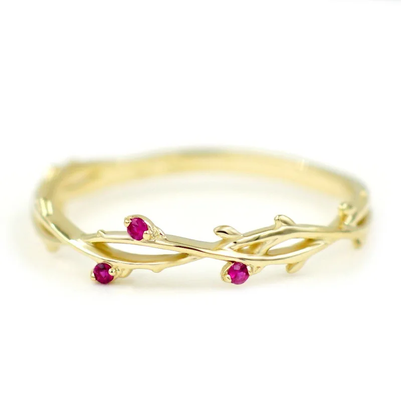 Hainon Women's Ring Silver/Rose Gold Color Floral Rose Red Flower Vine Leaf Rings Wedding Gift Rings For Women
Hainon Women's Ring Silver/Rose Gold Color Floral Rose Red Flower Vine Leaf Rings Wedding Gift Rings For Women