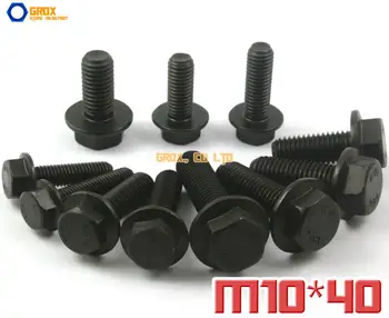 5 Pieces M10 x 40mm 10.9 Grade Alloy Steel Flanged Hex Head Bolt Flange Hexagon Screw
5 Pieces M10 x 40mm 10.9 Grade Alloy Steel Flanged Hex Head Bolt Flange Hexagon Screw
