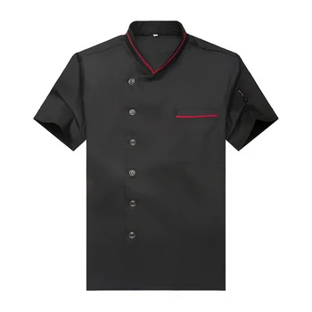Summer Men Women Overalls Short-sleeved Chef Breathable Jacket Restaurant Hotel Uniform Kitchen Work Wear Home Coat Suits
Summer Men Women Overalls Short-sleeved Chef Breathable Jacket Restaurant Hotel Uniform Kitchen Work Wear Home Coat Suits