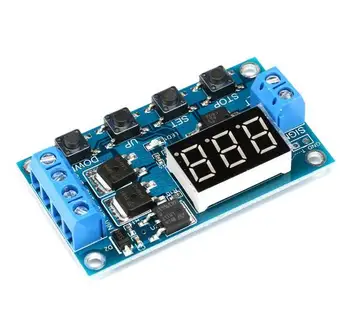 10 pcs Trigger Cycle Timer Delay Switch Circuit Board MOS Tube Control Module 12 24V 
10 pcs Trigger Cycle Timer Delay Switch Circuit Board MOS Tube Control Module 12 24V