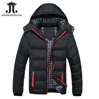 Winter Jacket Men Fashion Hooded Thick Parkas coats Cotton-Padded Windproof Warm solid Outerwear Zipper jackets and coats L-4XL
Winter Jacket Men Fashion Hooded Thick Parkas coats Cotton-Padded Windproof Warm solid Outerwear Zipper jackets and coats L-4XL