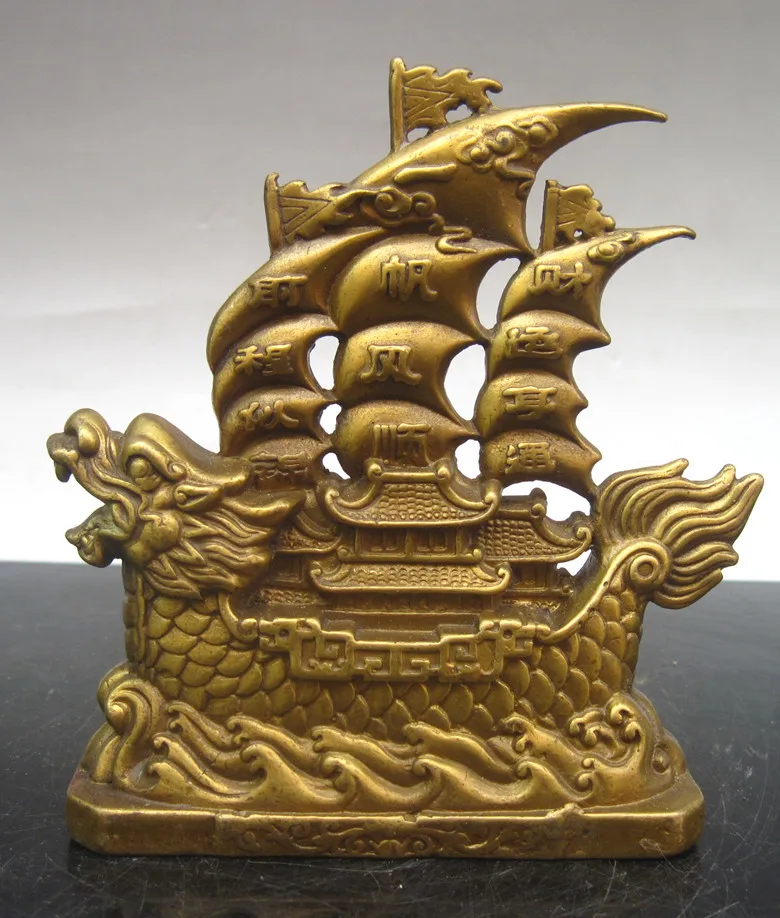 wholesale bronze factory Copper crafts Good copper sailboat dragon boat model home decoration
wholesale bronze factory Copper crafts Good copper sailboat dragon boat model home decoration