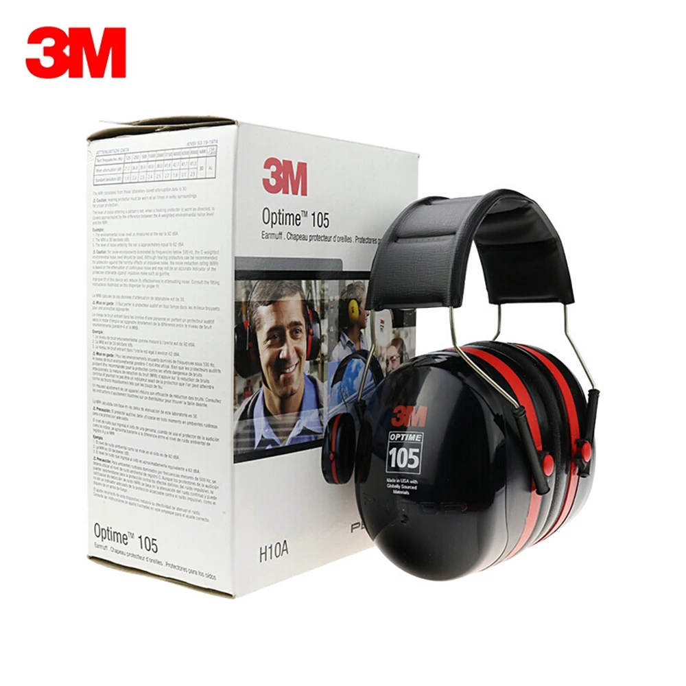 3M H10A Safety Protective Earmuffs Anti-noise Ear Muffs Headset NRR 30dB /SNR 35dB For Study Sleeping Work Hunting Noise Cancel
3M H10A Safety Protective Earmuffs Anti-noise Ear Muffs Headset NRR 30dB /SNR 35dB For Study Sleeping Work Hunting Noise Cancel