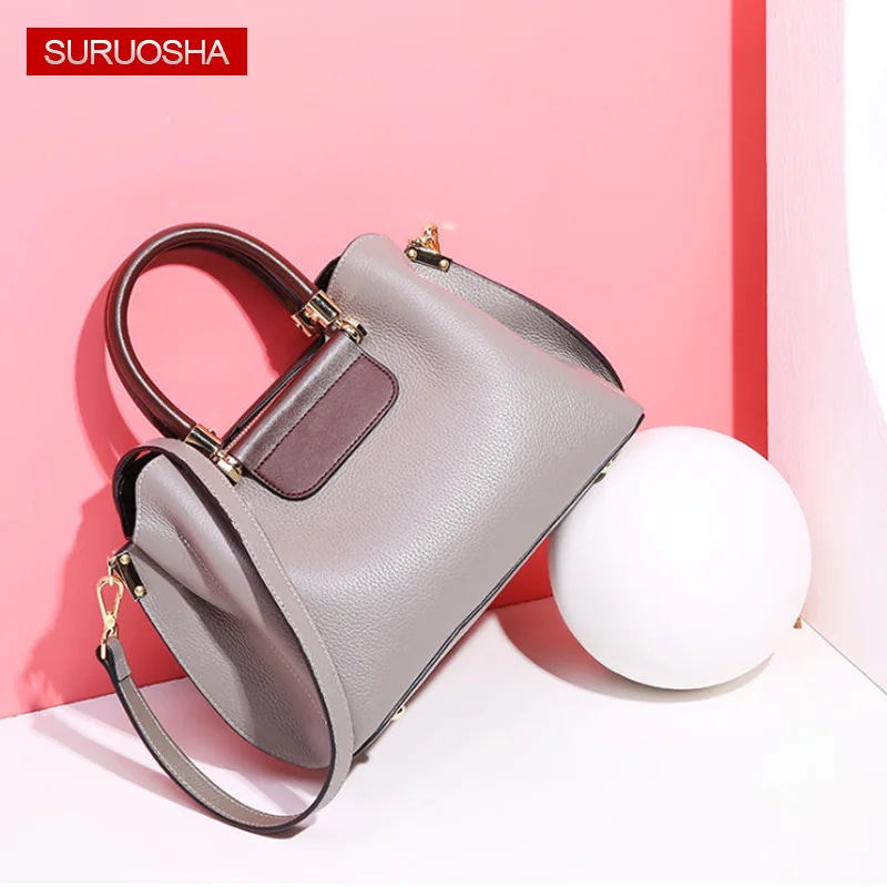 Gray Handbag Office Women Hobo Bag Large Genuine Leather Tote Handle Bags New Fashion Women Designer Bag Real Leather
Gray Handbag Office Women Hobo Bag Large Genuine Leather Tote Handle Bags New Fashion Women Designer Bag Real Leather
