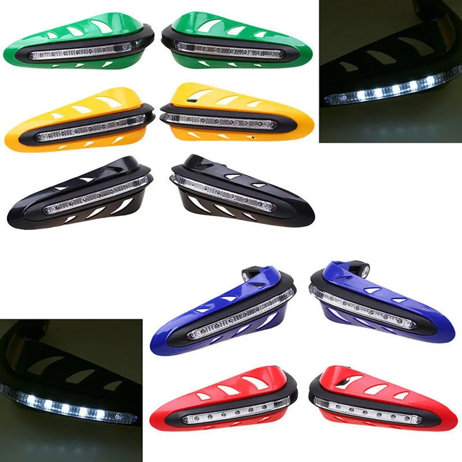 DOCONO Motorcycle Hand Guard Handguard Shield Windproof Motorbike Motocross Universal Protector Modification with 12v LED light
DOCONO Motorcycle Hand Guard Handguard Shield Windproof Motorbike Motocross Universal Protector Modification with 12v LED light
