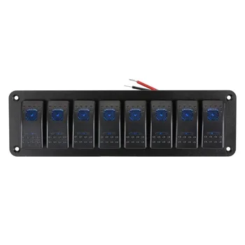 2020 Waterproof Marine Boat Caravan RV Rocker Switch Panel LED Circuit Breaker 12V 8 Switches Overload Protection Anti-corrosion
2020 Waterproof Marine Boat Caravan RV Rocker Switch Panel LED Circuit Breaker 12V 8 Switches Overload Protection Anti-corrosion