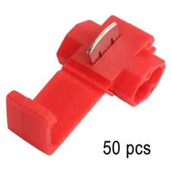 50Pcs Red Electrical Cable Connectors Fast Quick Splice Lock Wire Terminals Crimp
50Pcs Red Electrical Cable Connectors Fast Quick Splice Lock Wire Terminals Crimp