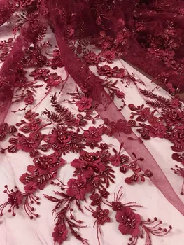 3d flower embroidery mesh fabric JIANXI.C-101906 nigerian tulle lace fabric with beads
3d flower embroidery mesh fabric JIANXI.C-101906 nigerian tulle lace fabric with beads