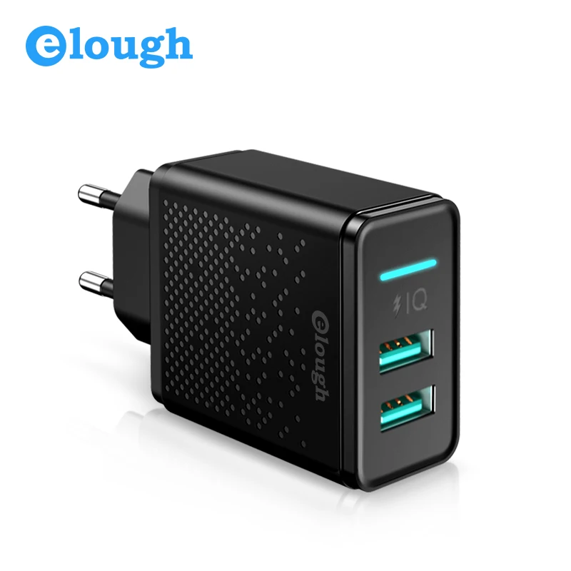 Elough USB Charger for xiaomi charger EU usb Plug Wall Dual chargeur usb Adapter for iPhone Samsung Tablet micro usb charger
Elough USB Charger for xiaomi charger EU usb Plug Wall Dual chargeur usb Adapter for iPhone Samsung Tablet micro usb charger