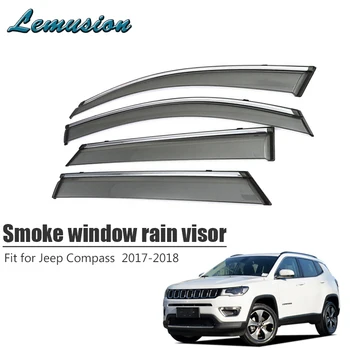 High Quality 4pcs Smoke Window Rain Visor For Jeep Compass 2017 2018 Styling ABS Vent Sun Deflectors Guard Car Accessories
High Quality 4pcs Smoke Window Rain Visor For Jeep Compass 2017 2018 Styling ABS Vent Sun Deflectors Guard Car Accessories