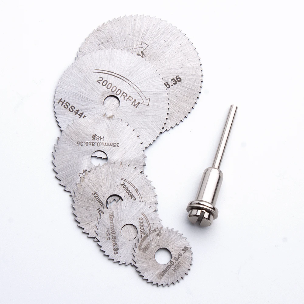 7pcs/set Rotary Tools Mini Circular Saw Blades Cutting Discs Accessories For Drill Mandrel Cutoff Cutter Power Tools Multitool
7pcs/set Rotary Tools Mini Circular Saw Blades Cutting Discs Accessories For Drill Mandrel Cutoff Cutter Power Tools Multitool