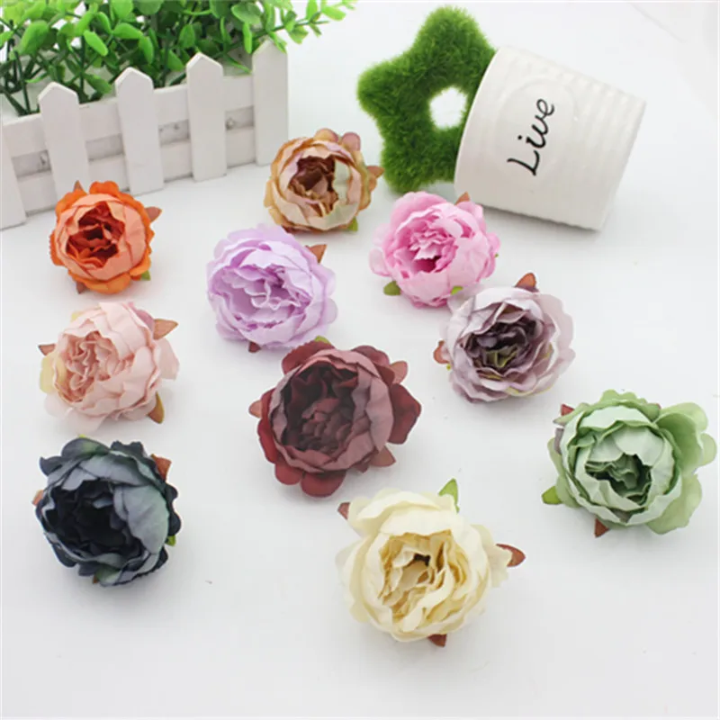2pcs/lot 5cm High Quality Peony Flower Head Silk Artificial Flower Wedding Decoration DIY Garland Craft Flower
2pcs/lot 5cm High Quality Peony Flower Head Silk Artificial Flower Wedding Decoration DIY Garland Craft Flower