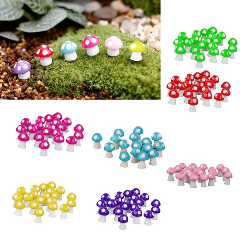 10pcs Micro Potted Bonsai Landscape Ornaments Simulation Small Colored Resin Mushrooms Mushroom Accessories
10pcs Micro Potted Bonsai Landscape Ornaments Simulation Small Colored Resin Mushrooms Mushroom Accessories