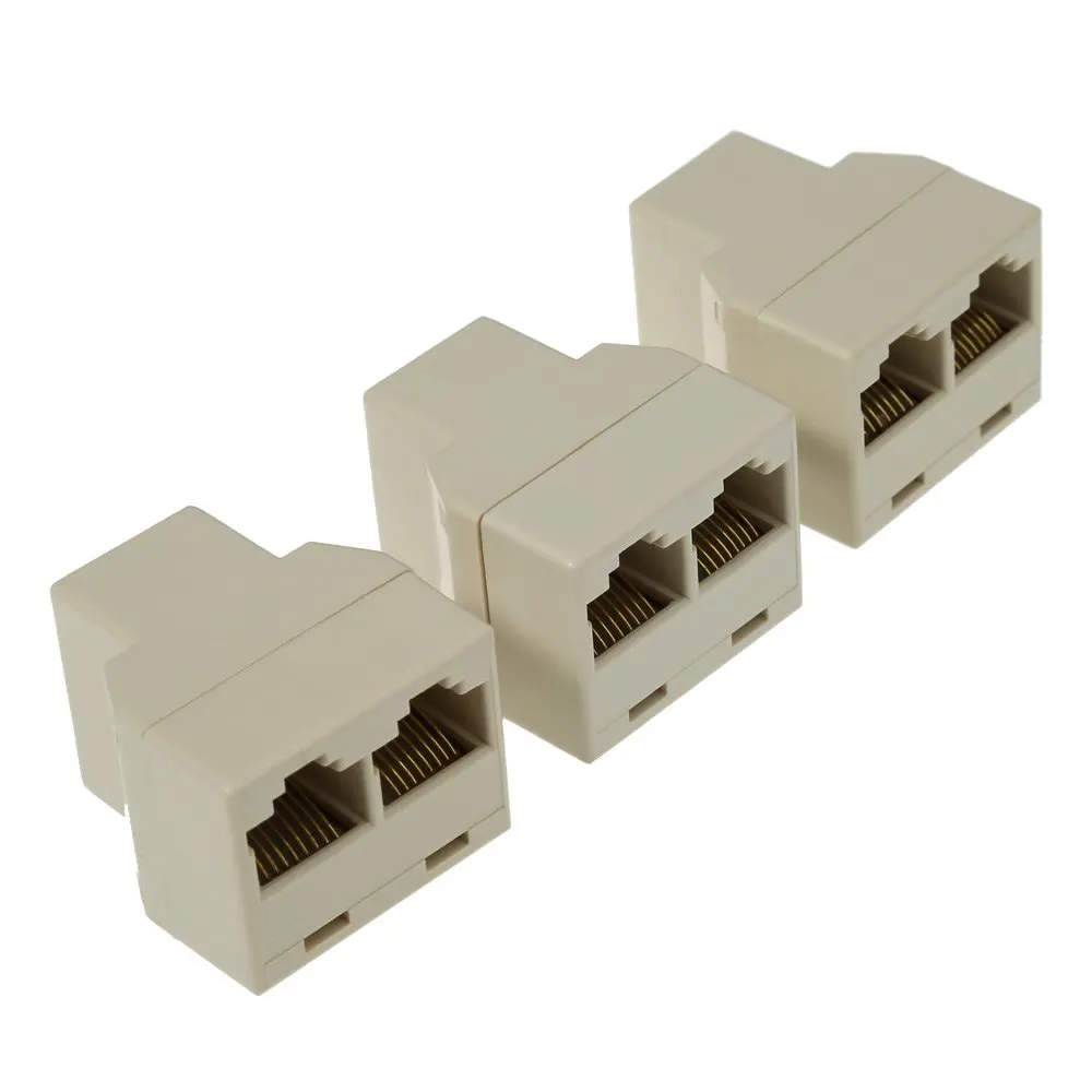 3pcs RJ45 CAT5 Network LAN Cable Extender Connector Coupler Plug Ethernet LAN Port 1 to 2 Socket Splitter Connector Adapter Hot
3pcs RJ45 CAT5 Network LAN Cable Extender Connector Coupler Plug Ethernet LAN Port 1 to 2 Socket Splitter Connector Adapter Hot