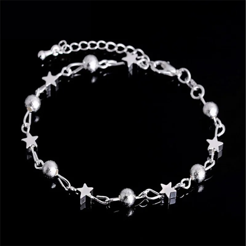 ECODAY Fashion Star Pulseras Silver Color Bracelet Charm Bracelets for Women Bracelets & Bangles BG167
ECODAY Fashion Star Pulseras Silver Color Bracelet Charm Bracelets for Women Bracelets & Bangles BG167