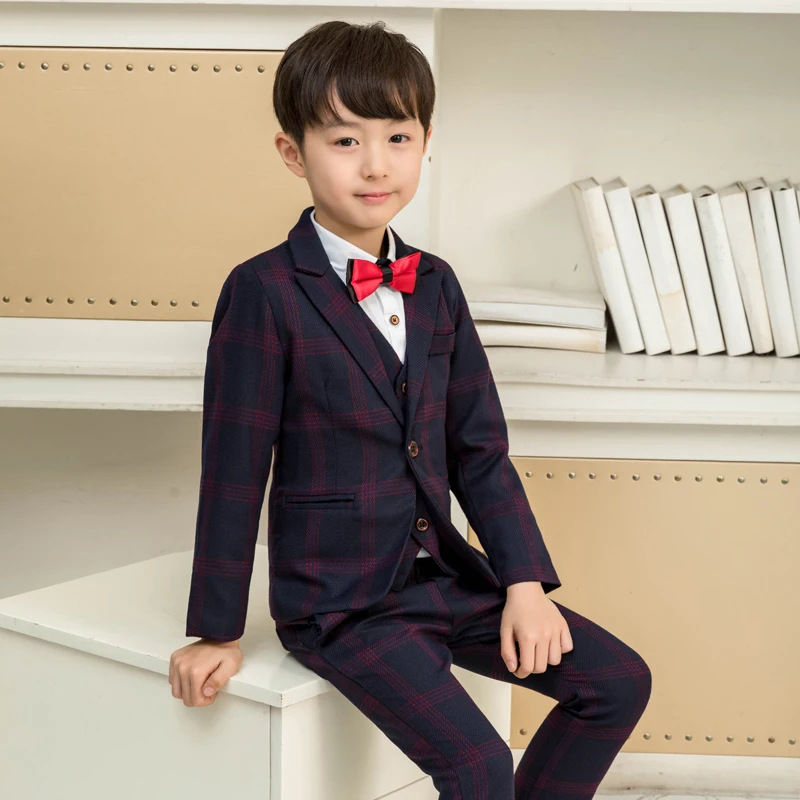 LUOBOBEIBEI Baby Boy Suits Wedding Blazer Formal Boy Clothes Plaid Kids Tuxedo Black Brown Party Suits for Flower Children
LUOBOBEIBEI Baby Boy Suits Wedding Blazer Formal Boy Clothes Plaid Kids Tuxedo Black Brown Party Suits for Flower Children