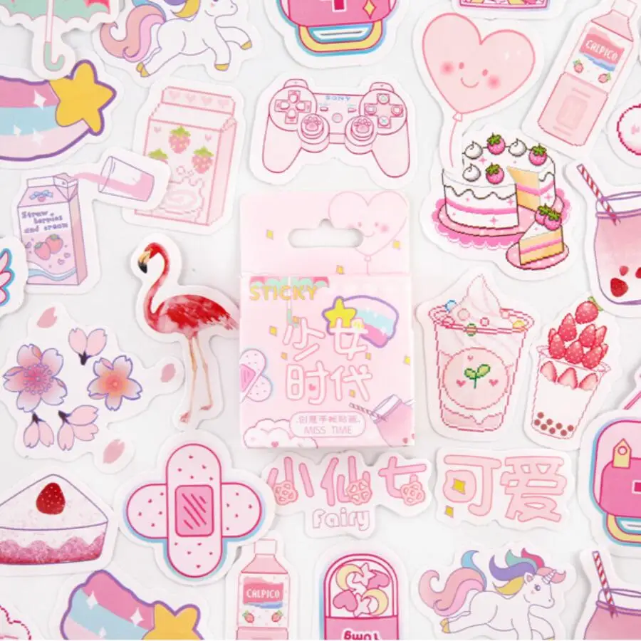 46 pcs/pack Unicorn Flamingo Journal Stickers Decorative Stationery Stickers Scrapbooking DIY Diary Album Stick Label
46 pcs/pack Unicorn Flamingo Journal Stickers Decorative Stationery Stickers Scrapbooking DIY Diary Album Stick Label