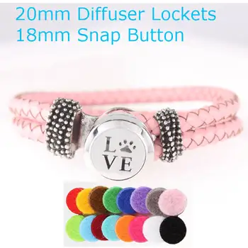6pcs Stainless Steel Love Snap Button Perfume Locket 20mm Aromatherapy Essential Oil Diffuser Locket Leather Bracelet Wholesale
6pcs Stainless Steel Love Snap Button Perfume Locket 20mm Aromatherapy Essential Oil Diffuser Locket Leather Bracelet Wholesale
