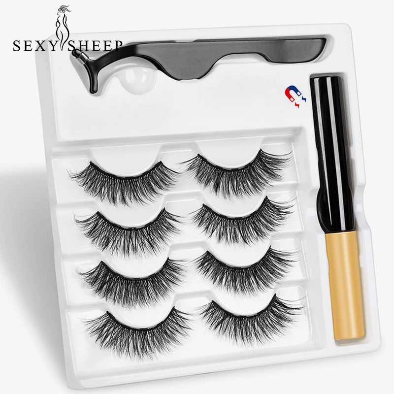 SEXYSHEEP False Eyelashes 5 Magnetic Eyelashes Magnet Lashes Magnetic Liquid Eyeliner & Magnetic False Eyelashes & Tweezer Set
SEXYSHEEP False Eyelashes 5 Magnetic Eyelashes Magnet Lashes Magnetic Liquid Eyeliner & Magnetic False Eyelashes & Tweezer Set
