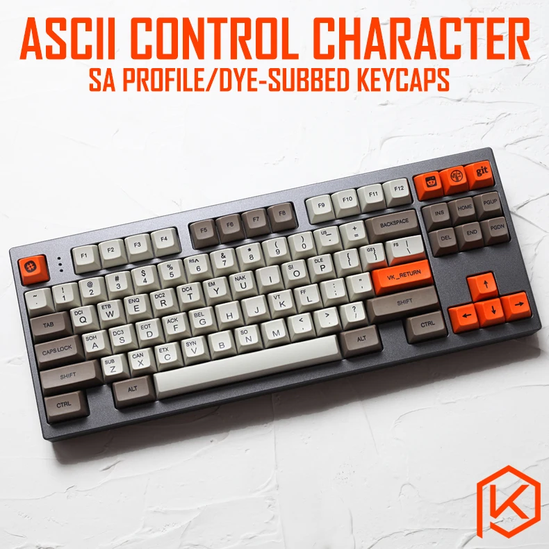 ASCII control character code sa profile Dye Sub Keycap Set thick PBT for gh60 xd60 xd84 cospad rs96 zz96 87 104 660
ASCII control character code sa profile Dye Sub Keycap Set thick PBT for gh60 xd60 xd84 cospad rs96 zz96 87 104 660