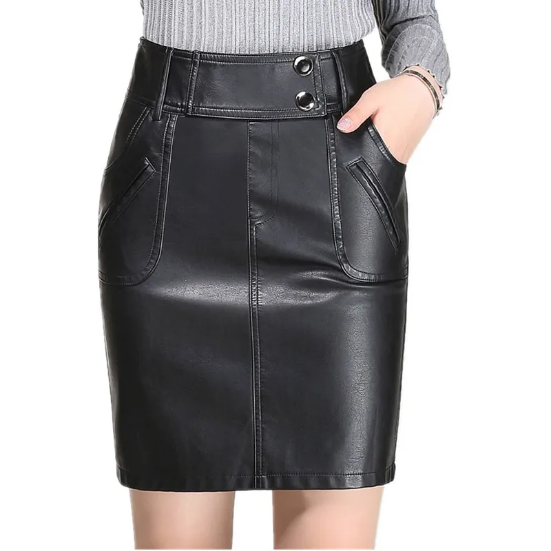 2018 Fashion Women's Clothing Autumn Winter PU Leather High Waist Skirt Plus Size Clothing Sexy Package Hip Pencil Skirt M-4XL
2018 Fashion Women's Clothing Autumn Winter PU Leather High Waist Skirt Plus Size Clothing Sexy Package Hip Pencil Skirt M-4XL