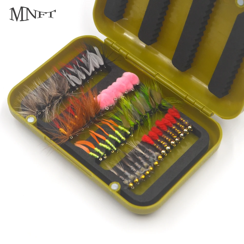 MNFT Fly Fishing Flies gold Trout Flies fly fishing insects Mixed Artificial Bait Variety of Fake Lure 56/40Pcs Set Box
MNFT Fly Fishing Flies gold Trout Flies fly fishing insects Mixed Artificial Bait Variety of Fake Lure 56/40Pcs Set Box
